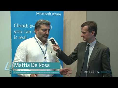 Mattia de Rosa, Microsoft: il mondo dell&#039; IoT ruota intorno alla rete dei partner